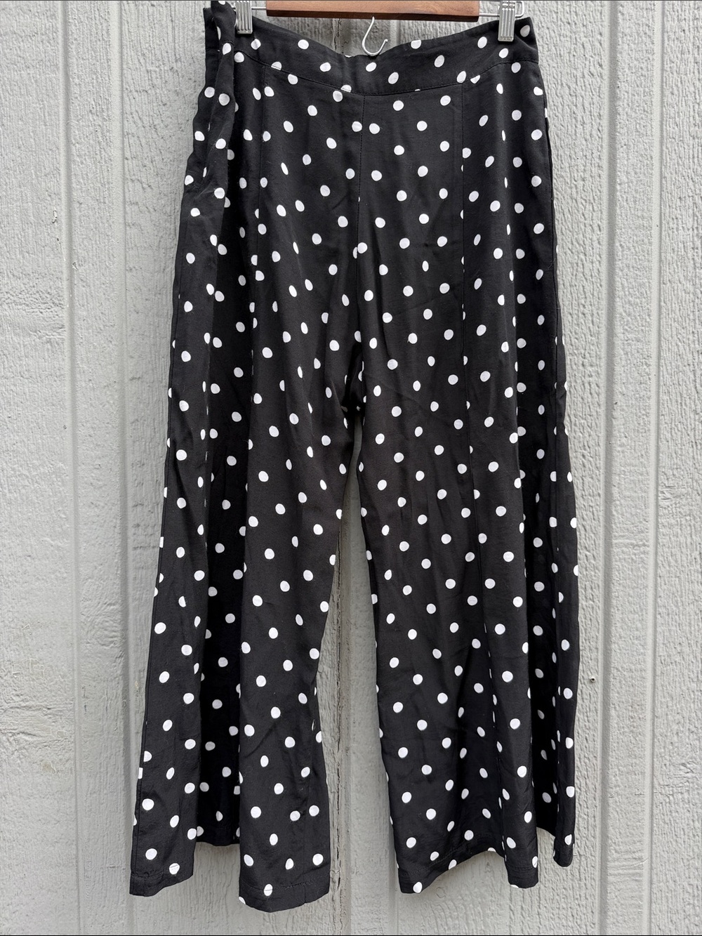 Maeve Black & White Polka Dot Pants - Picture 5 of 10